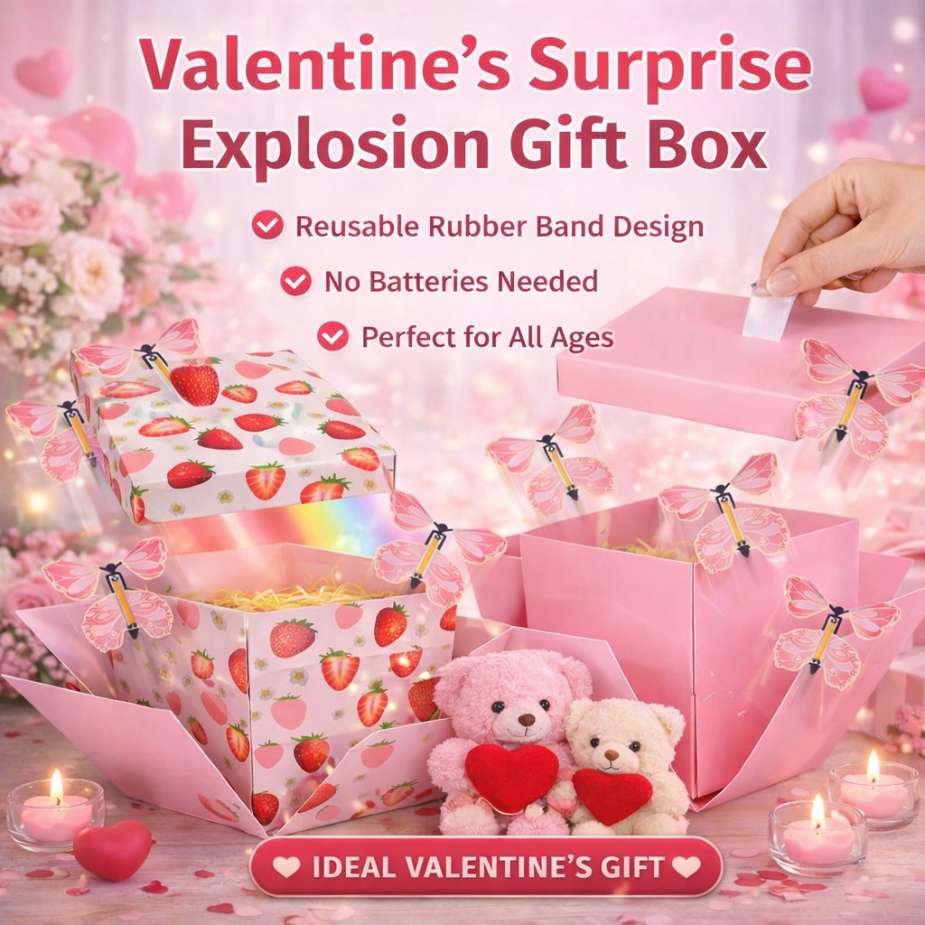 Butterfly Explosion Gift Box, Surprise Gift Box Explosion with Flying Butterfly