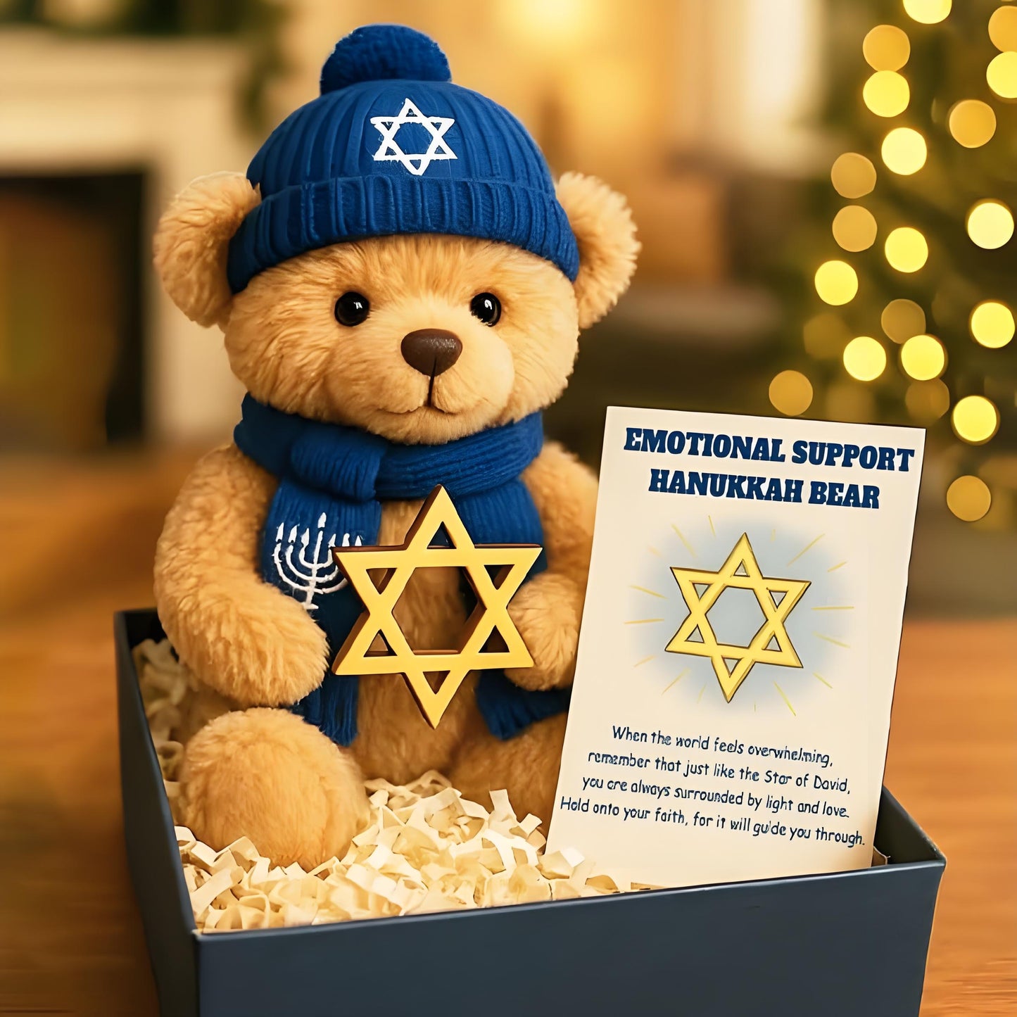 Emotional Support Hanukkah Bear
