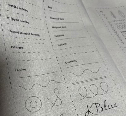 ❤️Beginner-Friendly🪡Stitch Book 📖with 106 different stitches