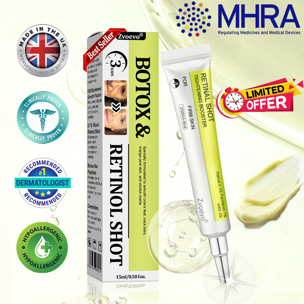 ‼️Last Day Promotion 70% OFF‼️ VitaBotox Firming Elixir | Reduces Marionette Lines, Nasolabial Folds, Deep Wrinkles & Loss of Firmness | Targets Age Spots & Uneven Skin Tone | Dermatologically Tested & Made in UK