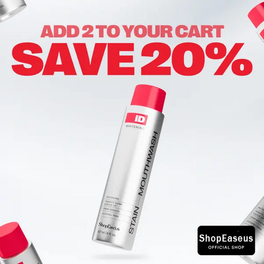 Deep Clean Whitening Mouthwash for Fresher Breath & Brighter Teeth