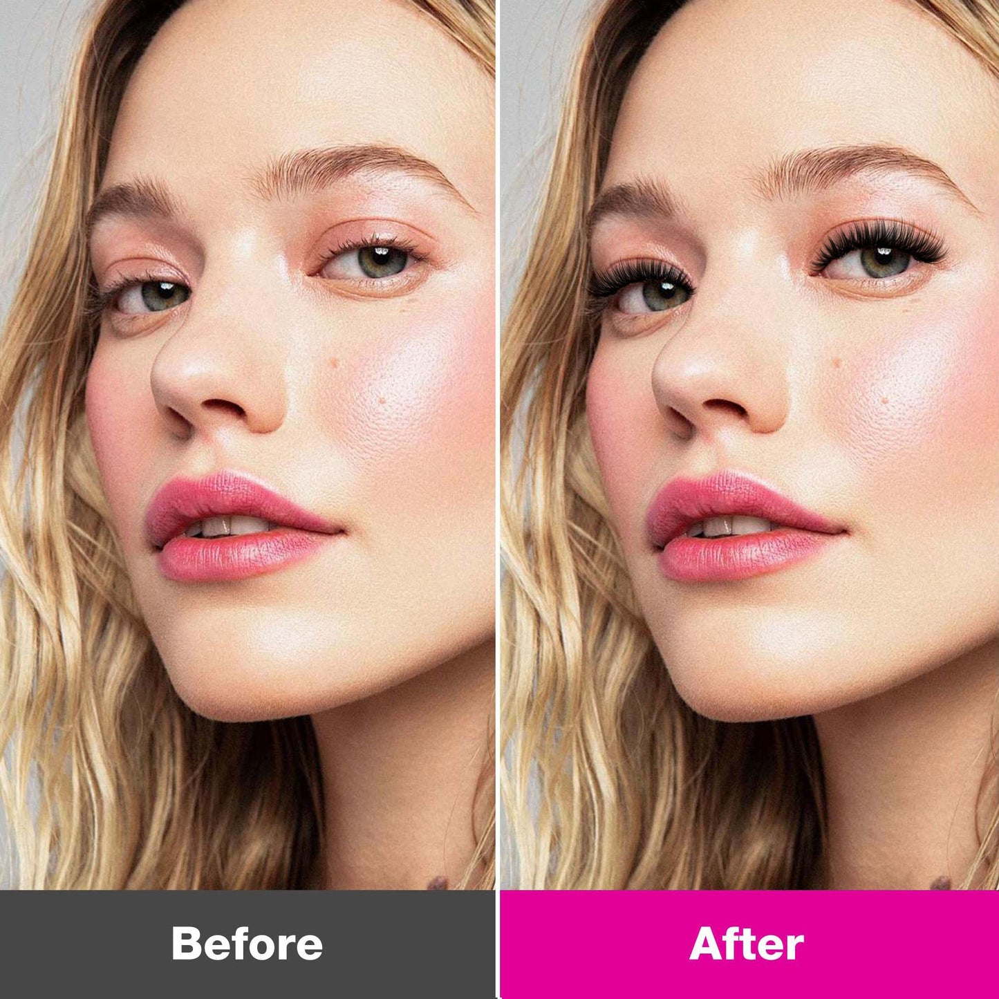 Eyelash Clusters 60D+80D+100D Manga Spikey D Curl Wispy Individual Lashes 576PCS 10-16MM-8HJ9