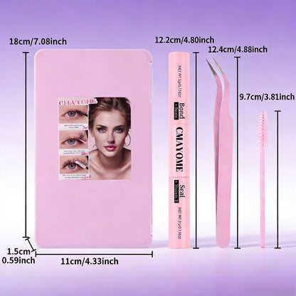 Eyelash Clusters 60D+80D+100D Manga Spikey D Curl Wispy Individual Lashes 576PCS 10-16MM-8HJ9