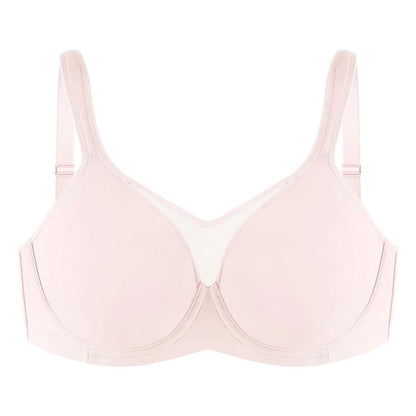 Plus Size Unlined Non-Padded Underwire Smoothing Wide Strap Full Coverage Minimizer