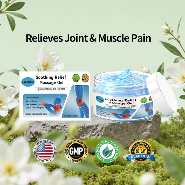 🔥Instant Pain Relief🔥 AGELESSORY™ joint Relief Gel – Natural Herbal Ointment Wellness
