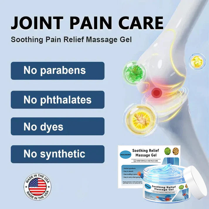 🔥Instant Pain Relief🔥 AGELESSORY™ joint Relief Gel – Natural Herbal Ointment Wellness