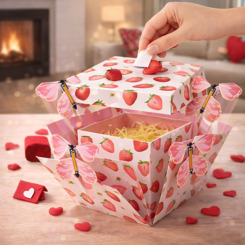 Butterfly Explosion Gift Box, Surprise Gift Box Explosion with Flying Butterfly