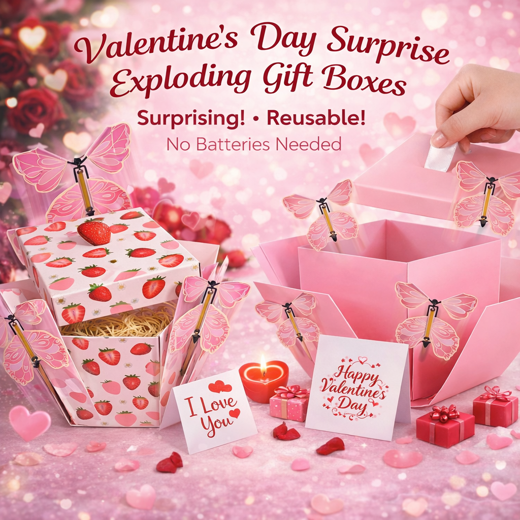 Butterfly Explosion Gift Box, Surprise Gift Box Explosion with Flying Butterfly