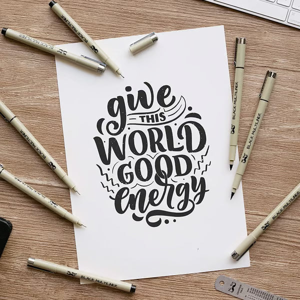 🔥🖌️ Includes 6-Piece Fineliner Set