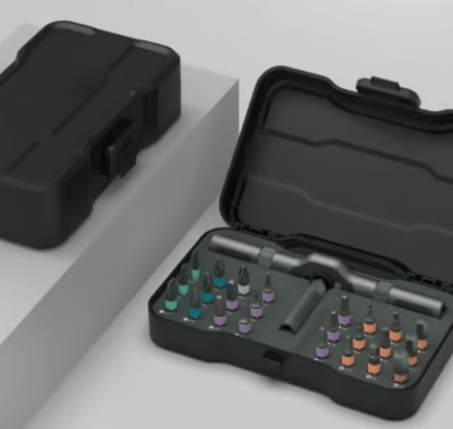 🔥24 in 1 DlY Screwdriver Set Magnetic Compact and Portable Ratchet Screwdriver