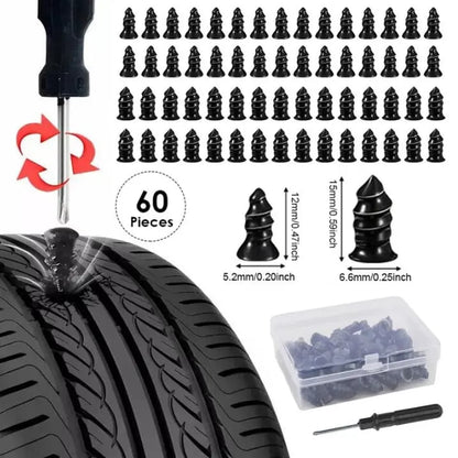 🔥Tire Repair Nails Kit for Car/Motorcycle/Truck – Fast Self-Service Tire Repair Tools