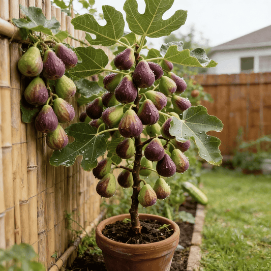🏆65K+ SOLD!🌿Brown Turkey Fig Seeds – America's Favorite Fig for Patio & Container Gardening! Easy to Grow, Sweet Harvest.