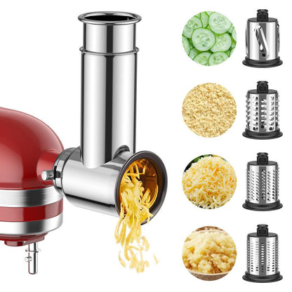 Stainless Steel Slicer Shredder Attachment