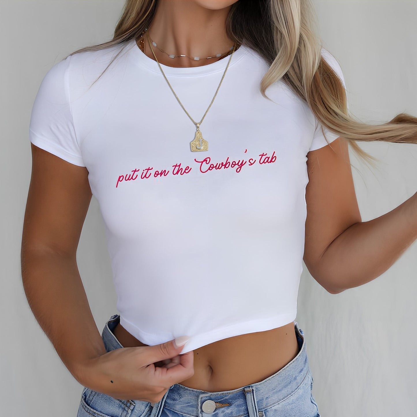 Custom Letter Pendant Cow Tag Initial Necklace 🤠