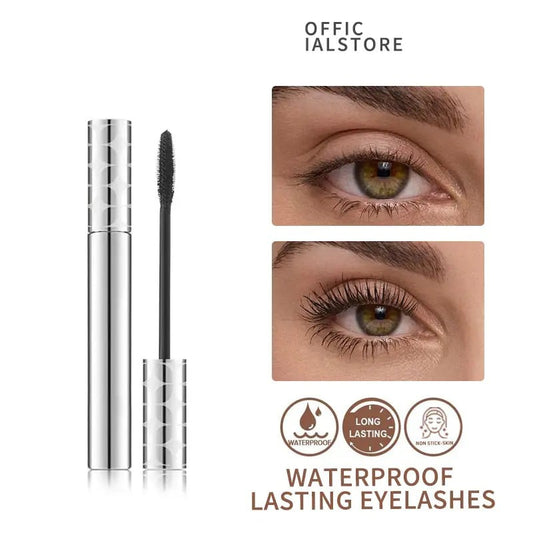 24H Waterproof Volumizing Mascara – Long-Lasting Thick & Defined Lashes, Smudge-Proof & Sweat-Proof Lash Lift Effect