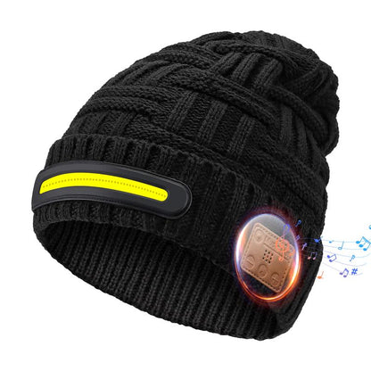 Bluetooth Beanie with LED Light – USB-C Rechargeable Smart Music Hat