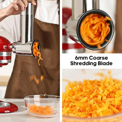 Stainless Steel Slicer Shredder Attachment