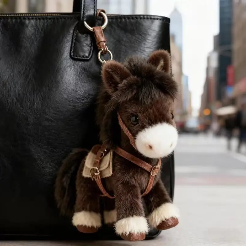 🐎✨Last Day 50% OFF - Ponytata Plush Pony Bag Charm and Keychain 🔥2026 Year of the Horse Gift 🎁Perfect for Lovers, Family & Kids!