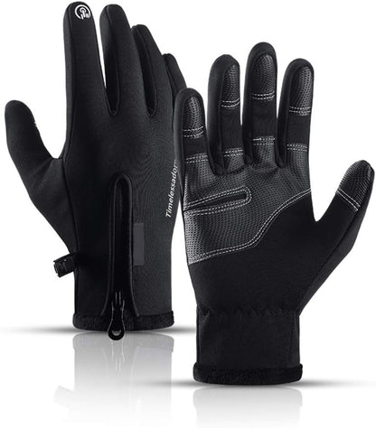 Warm Winter Gloves, -5℉ Thermal Ski Gloves Anti-Slip Touch Screen Gloves for Skiing Cycling Driving Fishing Walking Hiking,Pink-M