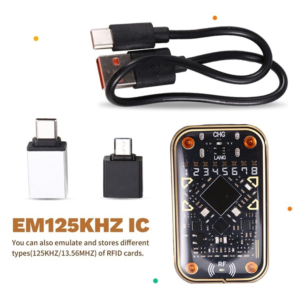 🔐 Chameleon Ultra – The Ultimate NFC & RFID Emulator Tool - Smart Chip Reader+5XCUID/UID Card Compliant to NFC Read Writer