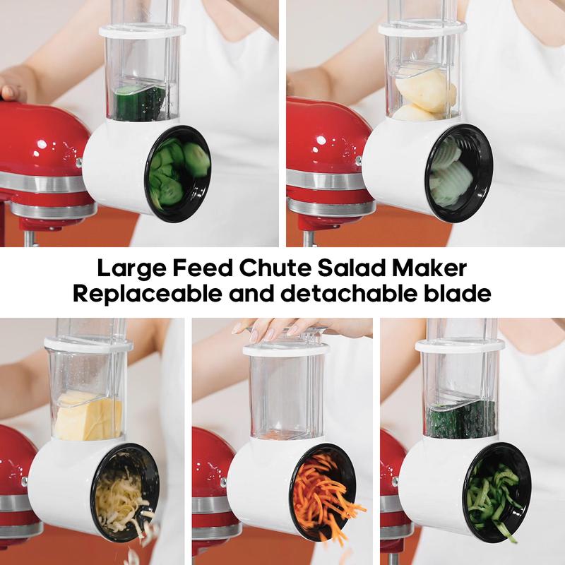 Stainless Steel Slicer Shredder Attachment