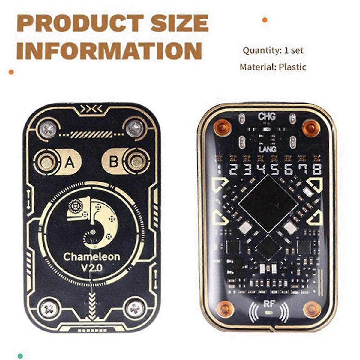 🔐 Chameleon Ultra – The Ultimate NFC & RFID Emulator Tool - Smart Chip Reader+5XCUID/UID Card Compliant to NFC Read Writer
