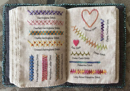 ❤️Beginner-Friendly🪡Stitch Book 📖with 106 different stitches