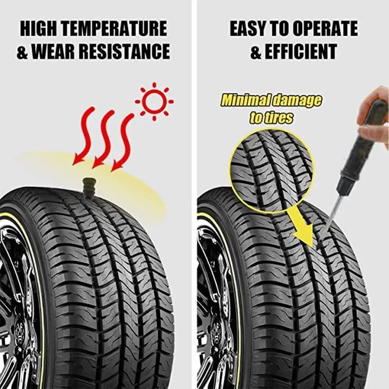 🔥Tire Repair Nails Kit for Car/Motorcycle/Truck – Fast Self-Service Tire Repair Tools