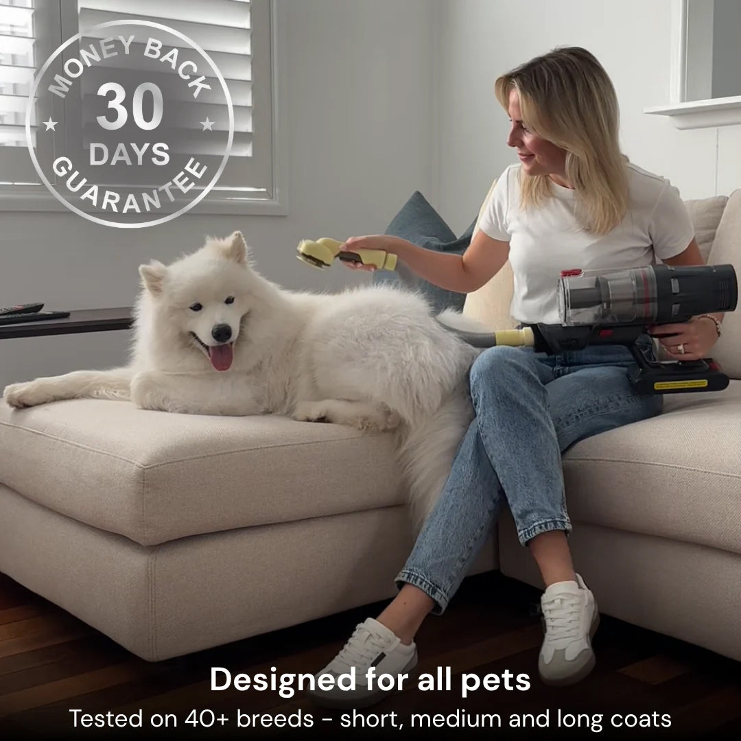 Agelessory™ 3-In-1 Vacuum Pet Brush