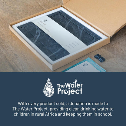 Natural Dish Drying Mat for Kitchen Counter - Premium Diatomaceous Earth Mat | Quick Drying, Super Absorbent