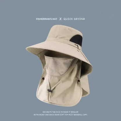 🎁Buy 1 Get 1 Free🎁Spring/Summer Fisherman's Hat Detachable Outdoor Fishing Face Covering Neck Protection