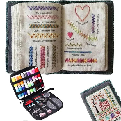 ❤️Beginner-Friendly🪡Stitch Book 📖with 106 different stitches