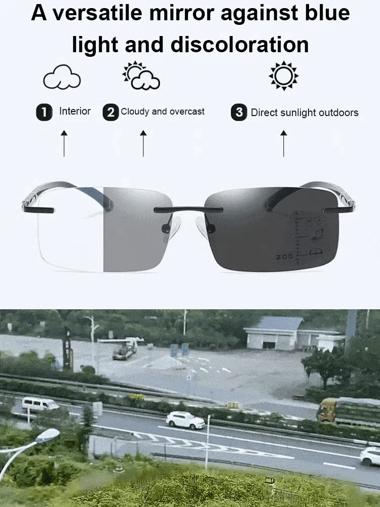 📚 Smart Zoom Photochromic Reading Glasses – Auto-Darkening Lenses, Clear Zoom Vision & All-Day Eye Comfort 👀✨