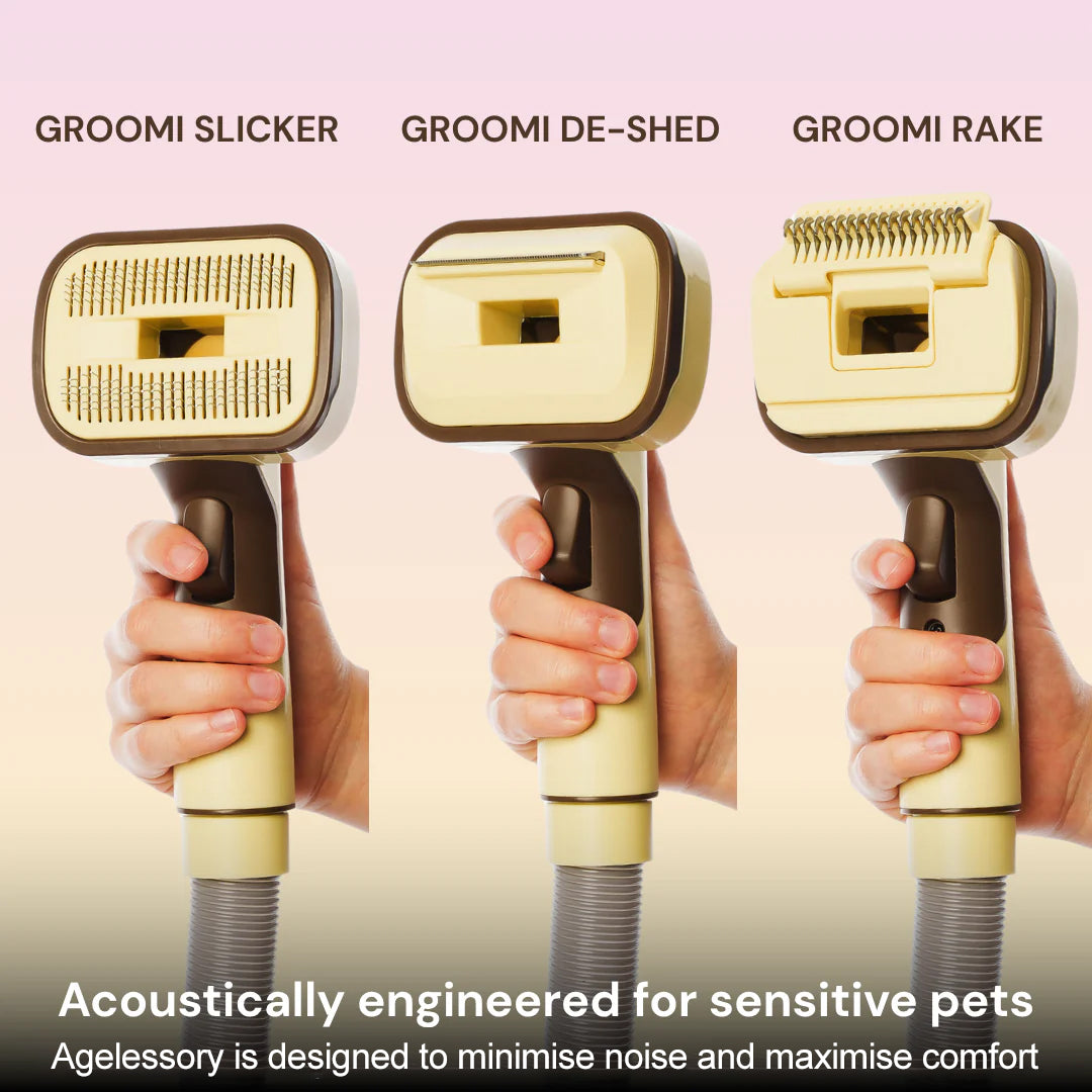 Agelessory™ 3-In-1 Vacuum Pet Brush