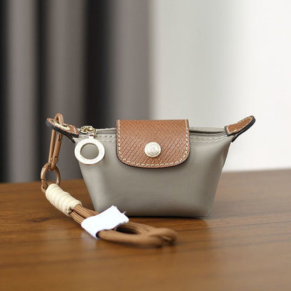 Mini Wallet for Women, Detachable Nylon Wrist Strap Coin Purse