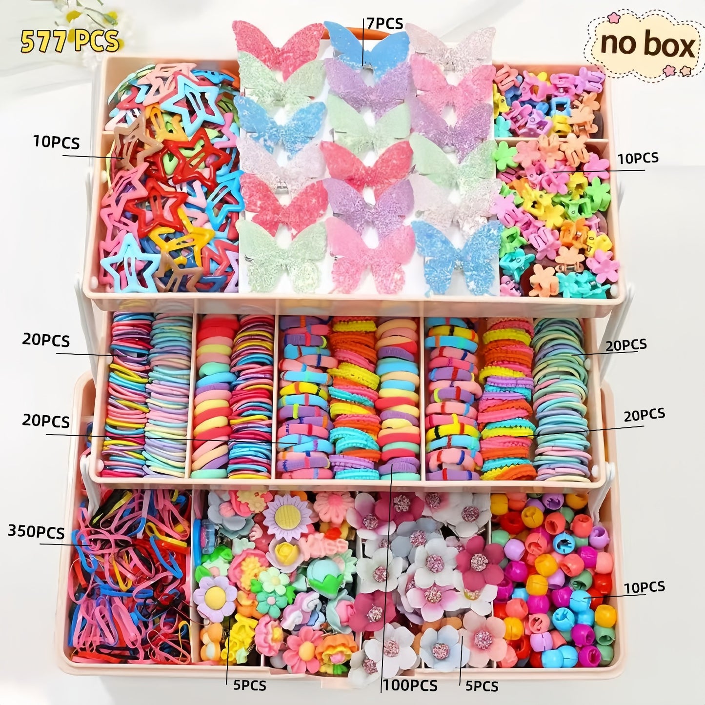 618PCS Women/girl's Dopamine Sweet Hair Accessories Set