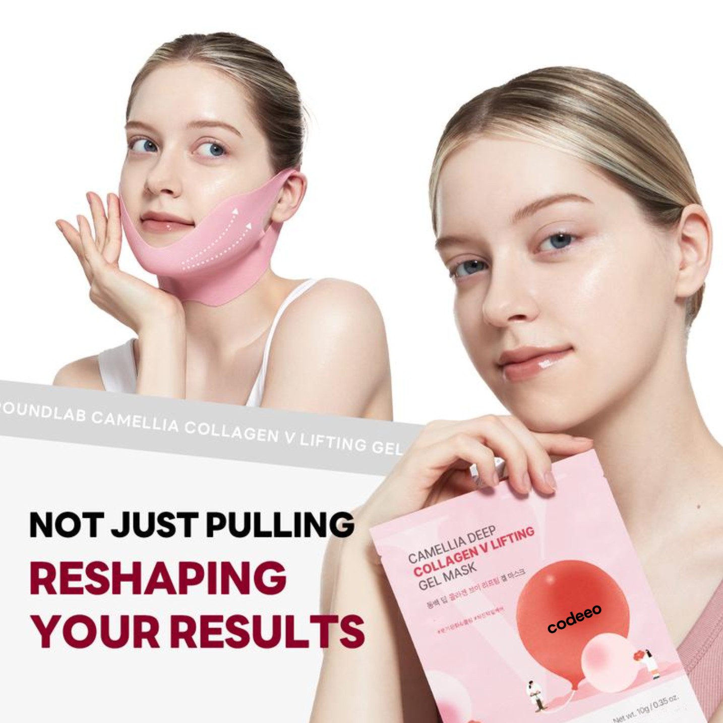 Camellia Deep Collagen Chin & Neck Super  Shaping & Revitalizing Mask