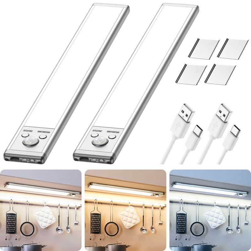 🏆Flash Sale⚡ 50K+ SOLD! Almost Gone-💥💡Under Cabinet Lights-52LED Motion Sensor Night Light Indoor