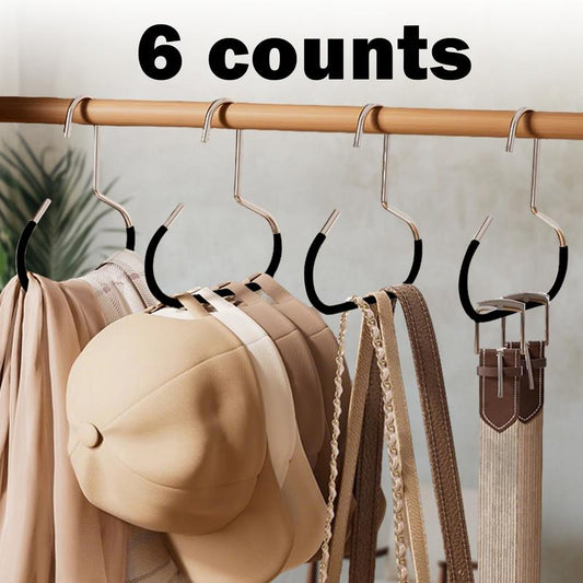 Counts Hat Organizer, Durable Stainless Steel Hangers with Reinforced Edges for Long-Term Use