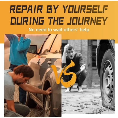 🔥Tire Repair Nails Kit for Car/Motorcycle/Truck – Fast Self-Service Tire Repair Tools