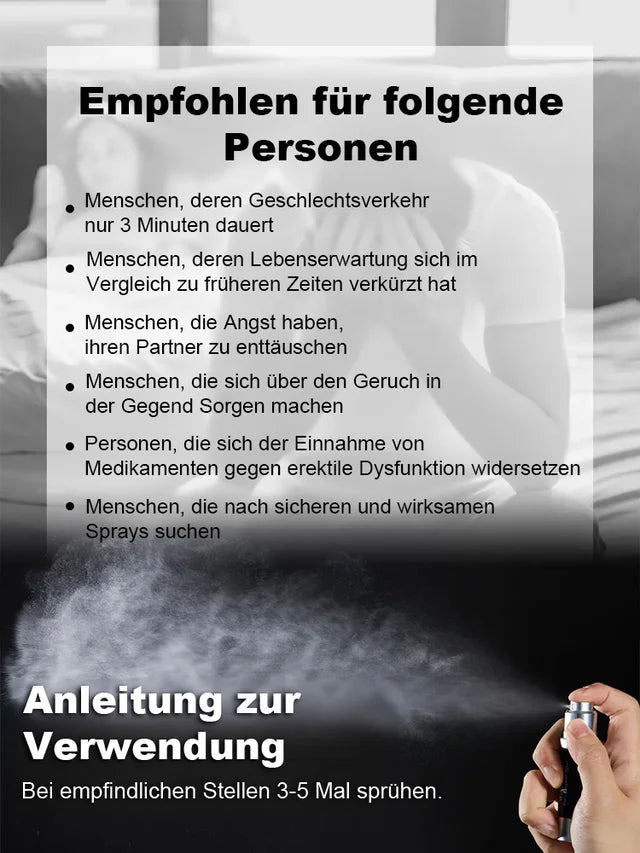 【Langzeitkampf unverzichtbar】 Prinz Verzögerungsspray