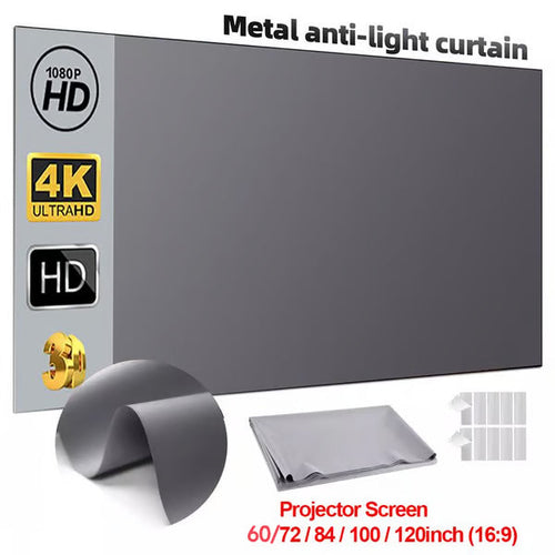 ⚡Hot Sales 49% OFF🔥Anti-Light 4K Projector Screen (16:9)🎥✨