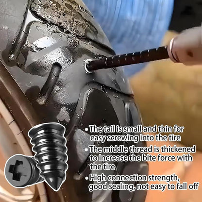 🔥Tire Repair Nails Kit for Car/Motorcycle/Truck – Fast Self-Service Tire Repair Tools