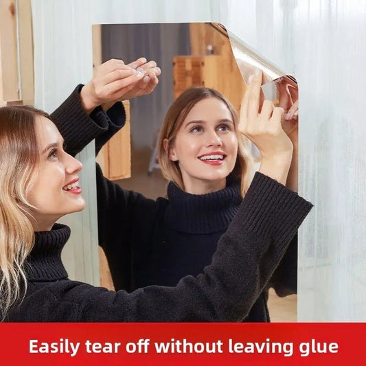 Self-Adhesive Mirror Sticker With Backing Tape
