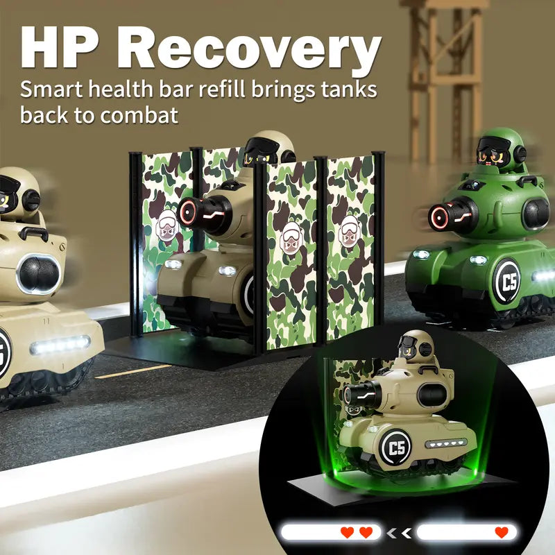 RC infrared battle tanks