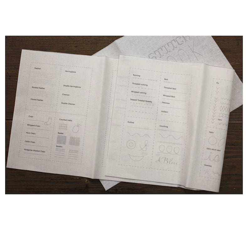 ❤️Beginner-Friendly🪡Stitch Book 📖with 106 different stitches