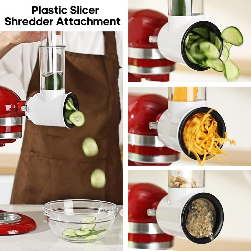 Stainless Steel Slicer Shredder Attachment