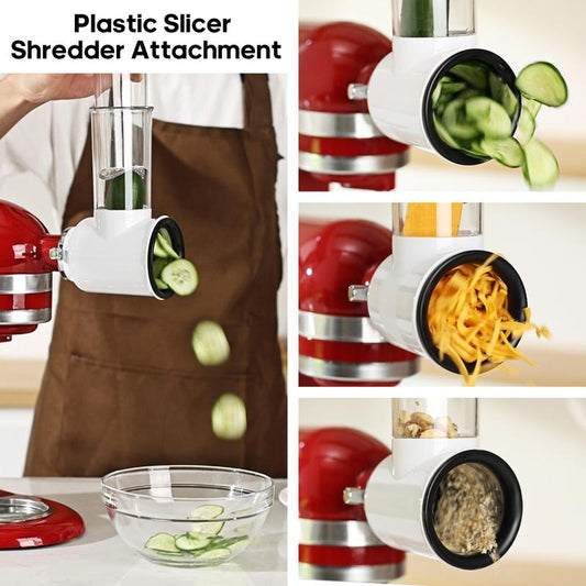 Stainless Steel Slicer Shredder Attachment