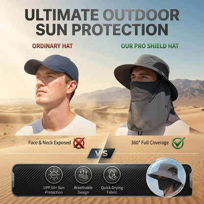 🎁Buy 1 Get 1 Free🎁Spring/Summer Fisherman's Hat Detachable Outdoor Fishing Face Covering Neck Protection