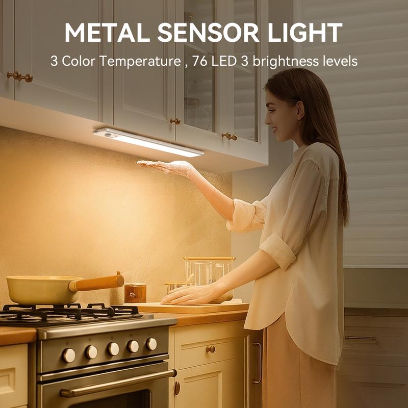 🏆Flash Sale⚡ 50K+ SOLD! Almost Gone-💥💡Under Cabinet Lights-52LED Motion Sensor Night Light Indoor